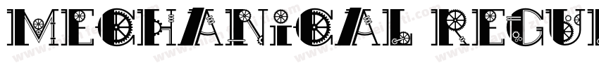 Mechanical Regular字体转换